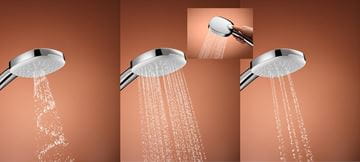 GROHE TEMPESTA CUBE 110 sprchová souprava 3-dílná, ruční sprcha 110x110 mm, 3 proudy, hadice, tyč, chrom 27786003 Obrázek - fotka