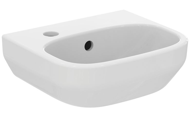 IDEAL STANDARD I.LIFE A umývátko 35 cm, s otvorem vlevo pro baterii a přepadem T470901 Obrázek - Hlavní obrázek