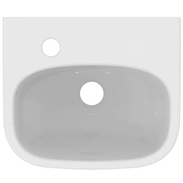 IDEAL STANDARD I.LIFE A umývátko 35 cm, s otvorem vlevo pro baterii a přepadem T470901 Obrázek - fotka