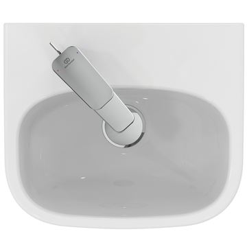 IDEAL STANDARD I.LIFE A umývátko 35 cm, s otvorem vlevo pro baterii a přepadem T470901 Obrázek - fotka