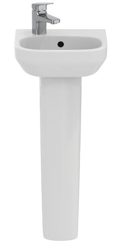 IDEAL STANDARD I.LIFE A umývátko 35 cm, s otvorem vlevo pro baterii a přepadem T470901 Obrázek - fotka