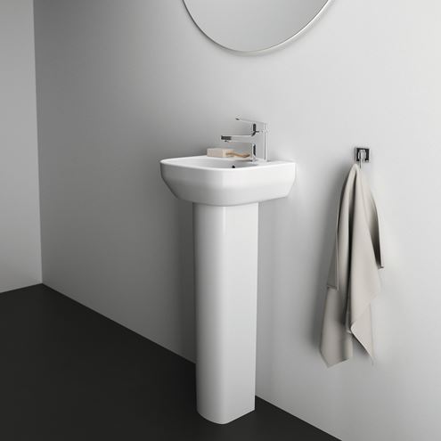IDEAL STANDARD I.LIFE A umývátko 35 cm, s otvorem vpravo pro baterii a přepadem T471001 Obrázek - fotka