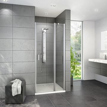 ROTH LIMAYA LINE LYE4/900 sprchové dveře 90x195 cm, lítací, brillant/sklo transparent 1135008255 Obrázek - fotka