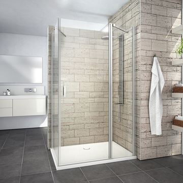 ROTH LIMAYA LINE LYE4/900 sprchové dveře 90x195 cm, lítací, brillant/sklo transparent 1135008255 Obrázek - fotka