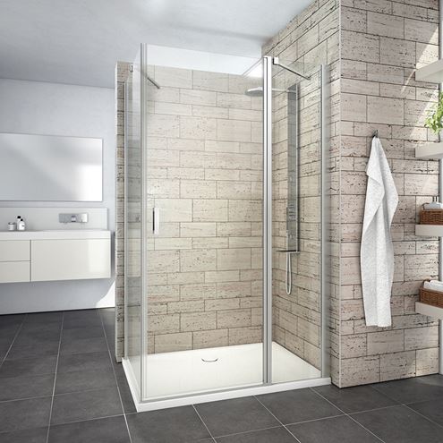 ROTH LIMAYA LINE LYE4/900 sprchové dveře 90x195 cm, lítací, brillant/sklo transparent 1135008255 Obrázek - fotka