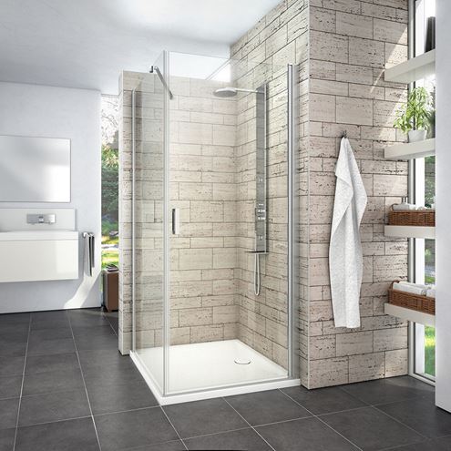ROTH LIMAYA LINE LYE2/900 sprchové dveře 90x195 cm, lítací, brillant/sklo transparent 1135008244 Obrázek - fotka