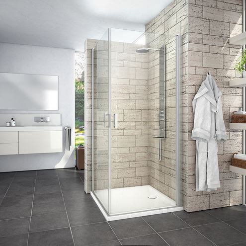 ROTH LIMAYA LINE LYE2/900 sprchové dveře 90x195 cm, lítací, brillant/sklo transparent 1135008244 Obrázek - fotka