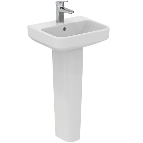 IDEAL STANDARD I.LIFE B umývátko 45 cm, s otvorem pro baterii a přepadem T461001 Obrázek - fotka