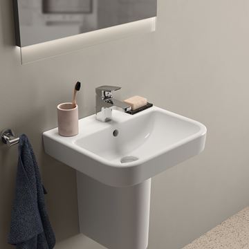 IDEAL STANDARD I.LIFE B umývátko 45 cm, s otvorem pro baterii a přepadem T461001 Obrázek - fotka
