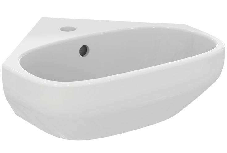 IDEAL STANDARD I.LIFE A umyvadlo rohové 45 cm, s otvorem pro baterii a přepadem T471101 Obrázek - Hlavní obrázek