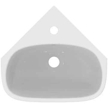 IDEAL STANDARD I.LIFE A umyvadlo rohové 45 cm, s otvorem pro baterii a přepadem T471101 Obrázek - fotka