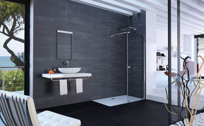 HÜPPE XTENSA PURE sprchové dveře 110x200 cm, posuvné, levé, stříbrná pololesklá/sklo čiré XT0102.069.322 Obrázek - fotka