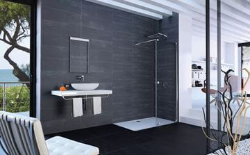 HÜPPE XTENSA PURE sprchové dveře 120x200 cm, posuvné, levé, stříbrná pololesklá/sklo čiré XT0103.069.322 Obrázek - fotka