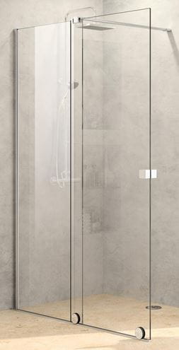 HÜPPE XTENSA PURE sprchové dveře 140x200 cm, posuvné, levé, stříbrná pololesklá/sklo čiré XT0105.069.322 Obrázek - Hlavní obrázek