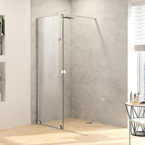 HÜPPE XTENSA PURE sprchové dveře 140x200 cm, posuvné, levé, stříbrná pololesklá/sklo čiré XT0105.069.322 Obrázek - fotka
