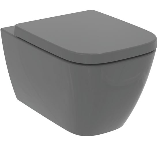 IDEAL STANDARD I.LIFE B závěsné WC, Rimless splachování, lesklá šedá T461458 Obrázek - fotka