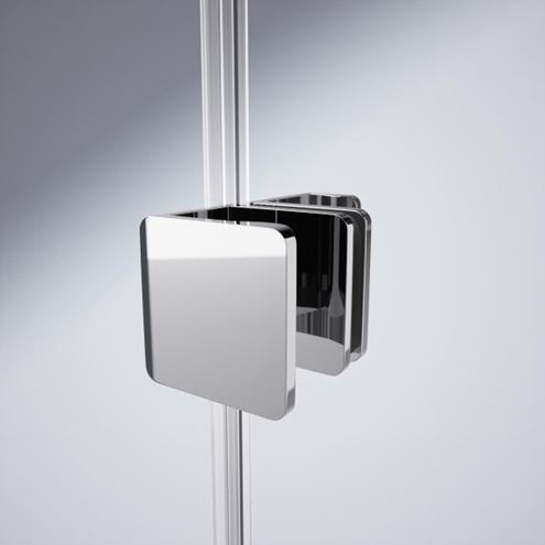 HÜPPE XTENSA PURE sprchové dveře 160x200 cm, posuvné, pravé, stříbrná pololesklá/sklo čiré XT0207.069.322 Obrázek - fotka