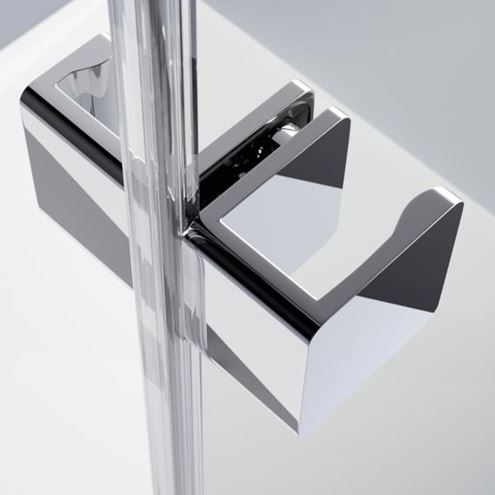 HÜPPE XTENSA PURE sprchové dveře 160x200 cm, posuvné, pravé, stříbrná pololesklá/sklo čiré XT0207.069.322 Obrázek - fotka