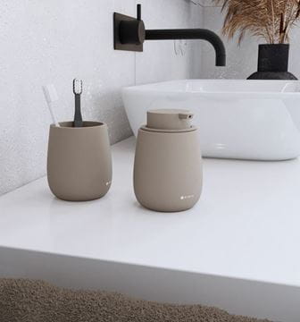 NIMCO TABO dávkovač tekutého mýdla 425 ml, keramika, taupe TA 3131-07 Obrázek - fotka