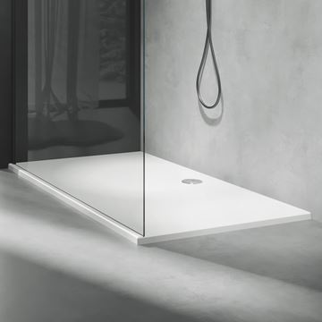 HÜPPE EASY STEP sprchová vanička 120x90 cm, litý mramor, bez nožiček 215024.055 Obrázek - fotka