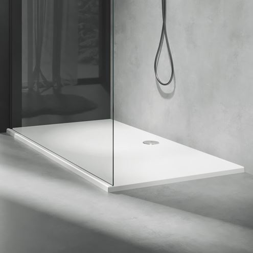 HÜPPE EASY STEP sprchová vanička 160x90 cm, litý mramor, bez nožiček 215220.055 Obrázek - fotka