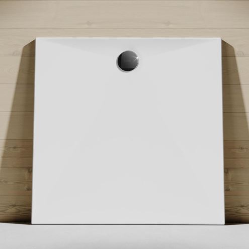HÜPPE EASY STEP sprchová vanička 90x90 cm, litý mramor, bez nožiček 215021.055 Obrázek - fotka