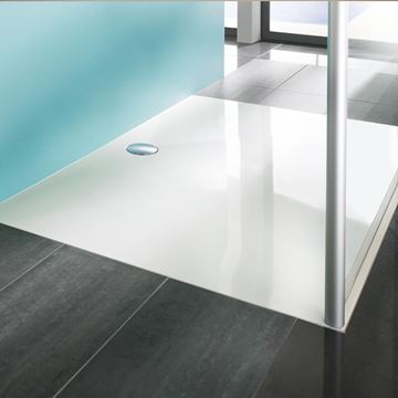 HÜPPE EASY STEP sprchová vanička 80x80 cm, litý mramor, bez nožiček 215010.055 Obrázek - fotka