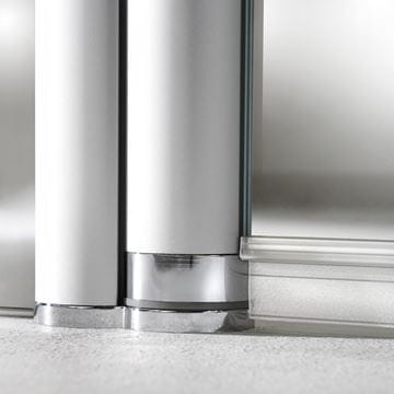 HÜPPE CLASSICS 2 sprchové dveře 90x190 cm, lítací, stříbrná matná/sklo čiré C23702.087.322 Obrázek - fotka