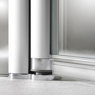 HÜPPE CLASSICS 2 sprchové dveře 90x190 cm, lítací, stříbrná matná/sklo čiré C23702.087.322 Obrázek - fotka