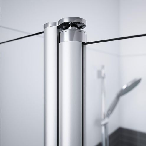 HÜPPE CLASSICS 2 sprchové dveře 90x190 cm, lítací, stříbrná matná/sklo čiré C23702.087.322 Obrázek - fotka