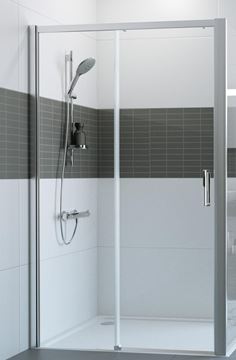 HÜPPE CLASSICS 2 GT1550 sprchové dveře 155x200 cm, posuvné, levé, chrom lesklý/sklo čiré