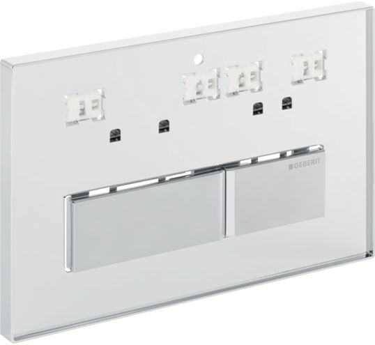 GEBERIT SIGMA 50 ovládací tlačítko pro dvě splachování, zinek, vlastní design 115.788.00.1 Obrázek - Hlavní obrázek