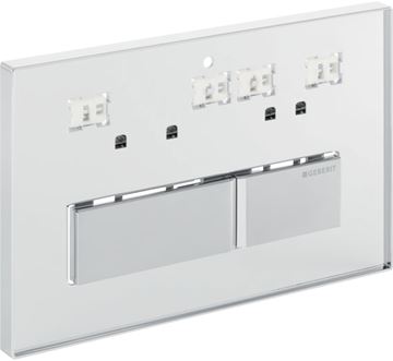 GEBERIT SIGMA 50 ovládací tlačítko pro dvě splachování, zinek, vlastní design