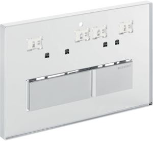 GEBERIT SIGMA 50 ovládací tlačítko pro dvě splachování, zinek, vlastní design