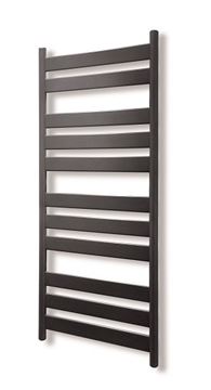 ZEHNDER ZETA koupelnový radiátor 1600/600, boční připojení, černá RAL9005