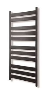 ZEHNDER ZETA koupelnový radiátor 1600/600, boční připojení, černá RAL9005