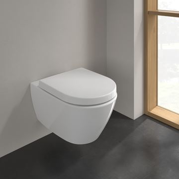 VILLEROY & BOCH SUBWAY 2.0 závěsné WC, DirectFlush splachování, CeramicPlus, alpská bílá 5614R0R1 Obrázek - fotka