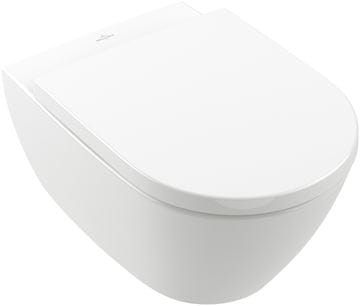 VILLEROY & BOCH SUBWAY 2.0 závěsné WC, DirectFlush splachování, CeramicPlus, alpská bílá 5614R0R1 Obrázek - fotka