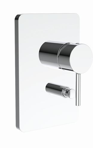 CONCEPT 300 ROUND sprchová podomítková baterie, s přepínačem, chrome CRIPH68951CON Obrázek - Hlavní obrázek