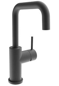 CONCEPT 300 ROUND umyvadlová stojánková baterie, s odtokovou soupravou, matná černá