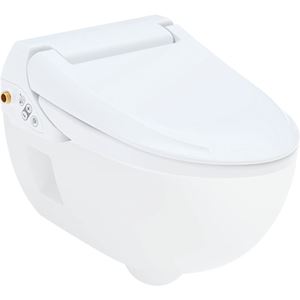 GEBERIT AQUACLEAN 4000 SET závěsné WC s bidetovým sedátkem, SoftClosing, Rimfree