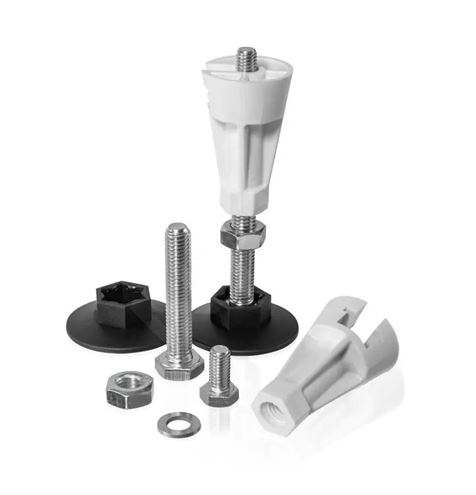 LAUFEN SOLUTIONS nohy ke sprchovým vaničkám 80-90 cm, výška 87-115 mm H2955550000001 Obrázek - Hlavní obrázek