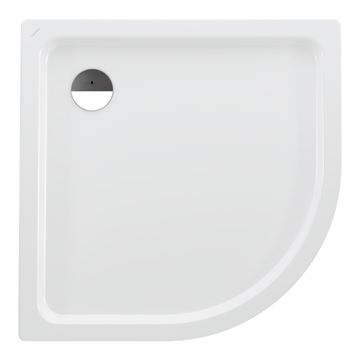 LAUFEN PLATINA sprchová vanička 100x100 cm, R550, smaltovaná ocel, bez nožiček
