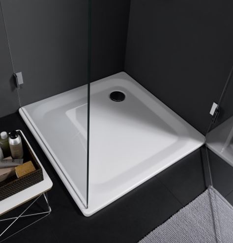 LAUFEN PLATINA sprchová vanička 90x90 cm, smaltovaná ocel, bez nožiček H2150120000401 Obrázek - fotka