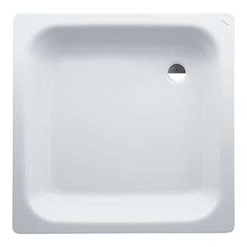 LAUFEN PLATINA sprchová vanička 90x90 cm, smaltovaná ocel, bez nožiček