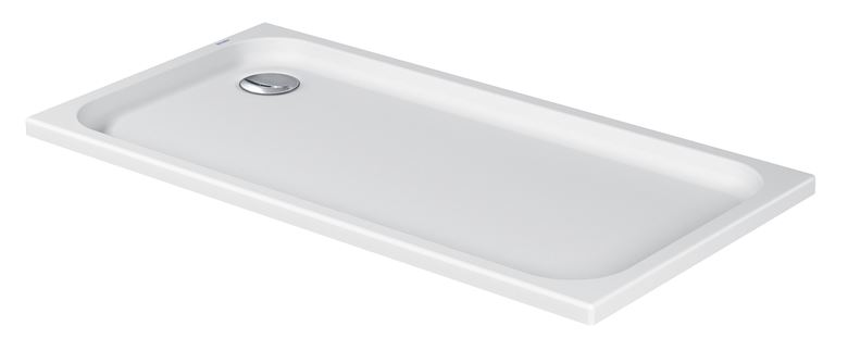 DURAVIT D-CODE sprchová vanička 130x75 cm, akrylát, bez nožiček 720098000000000 Obrázek - fotka