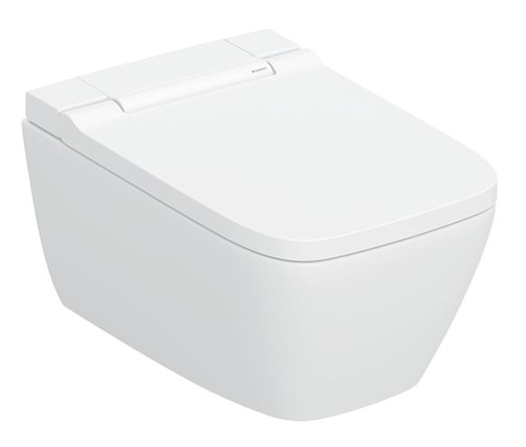 GEBERIT AQUACLEAN SELA SQUARE závěsné WC s bidetovým sedátkem, SoftOpening, TurboFlush, KeraTect 146.250.01.1 Obrázek - Hlavní obrázek