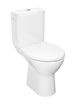 JIKA LYRA PLUS WC kombi, Rimless splachování, Dual-Flush, zadní odpad, boční napouštění