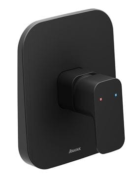 RAVAK 10° FREE BLACK TD F 066.20BL sprchová podomítková baterie, matná černá