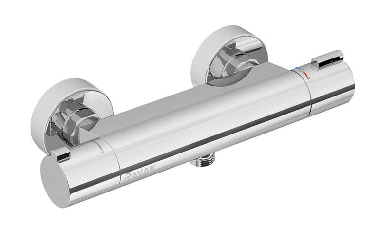 RAVAK TERMO 200 TE 072.00CR sprchová nástěnná termostatická baterie, chrom X070051 Obrázek - Hlavní obrázek